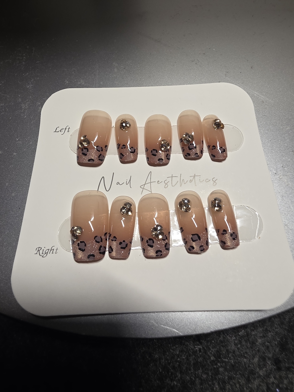 Nude Leopard Luxe Press-On Nails